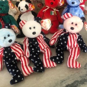 SPANGLE TRIO TY BEANIE BABIES COLLECTION 1999